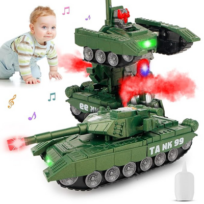 Zest 4 Toyz Musical Robot Tank for Kids