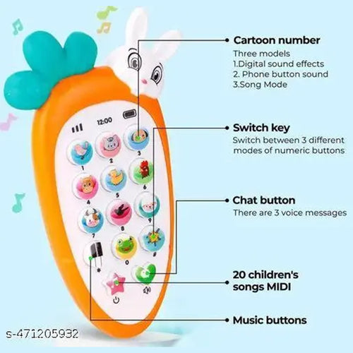 Baby Rabbit Musical Phones Toys