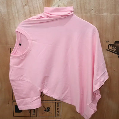 Men Printed Round Neck Pure Cotton Pink T-Shirt