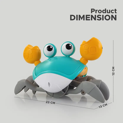 Rechargeable Crawling Crab Baby Toy with Music